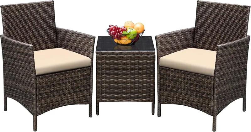 Greesum 3 Pieces Patio Furniture Sets